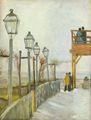 Gogh, Vincent Willem van: Montmartre bei der oberen Mühle