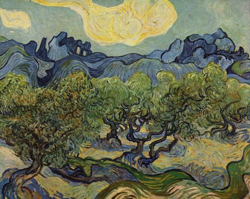 Gogh, Vincent Willem van: Landschaft mit Olivenbumen