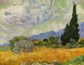 Gogh, Vincent Willem van: Weizenfeld mit Zypressen