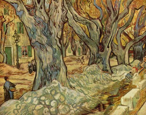 Gogh, Vincent Willem van: Straenarbeiter auf dem Boulevard Victor Hugo in Saint-Rmy