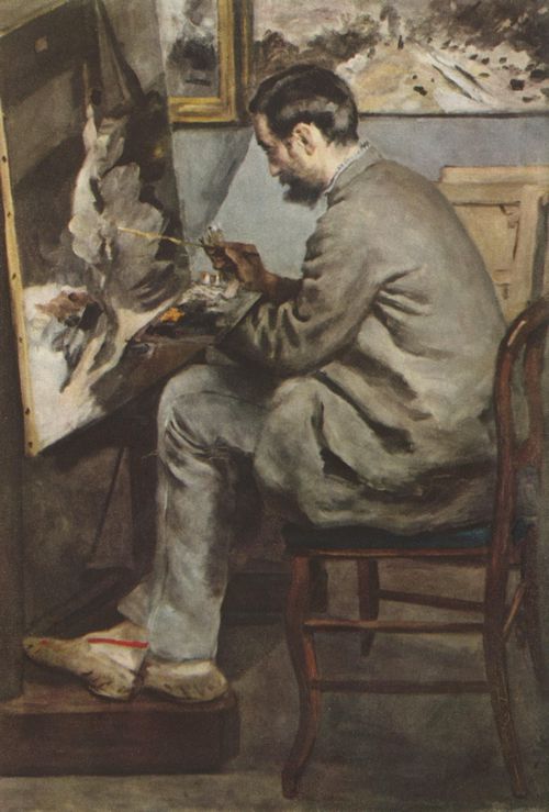 Renoir, Pierre-Auguste: Der Maler Bazille im Atelier