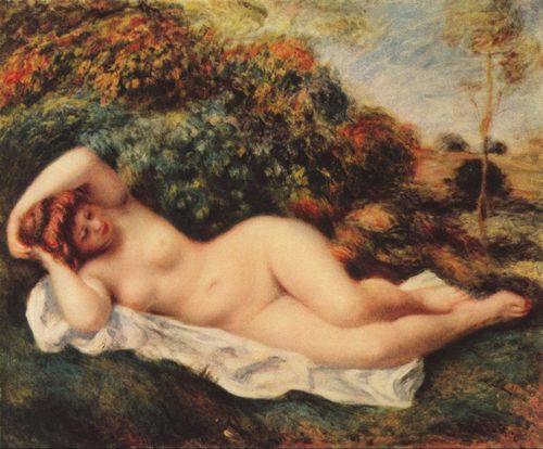 Renoir, Pierre-Auguste: Badende, schlafend (Die Bckerin)