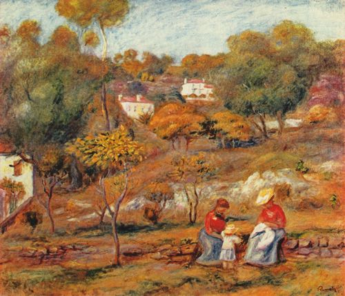 Renoir, Pierre-Auguste: Landschaft bei Cagnes