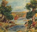 Renoir, Pierre-Auguste: Segelboote bei Cagnes