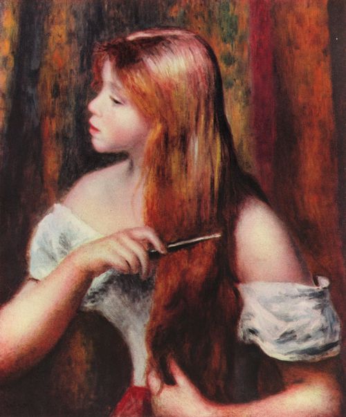 Renoir, Pierre-Auguste: Mdchen beim Kmmen