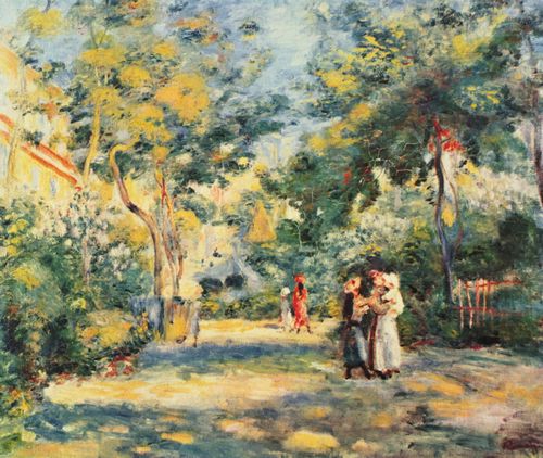 Renoir, Pierre-Auguste: Figuren in einem Garten