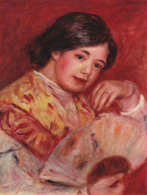 Renoir, Pierre-Auguste: Junges Mdchen mit Fcher