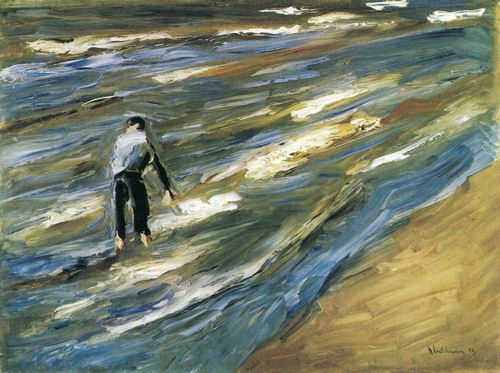 Liebermann, Max: Muschelfischer am Strand (Blaue See)