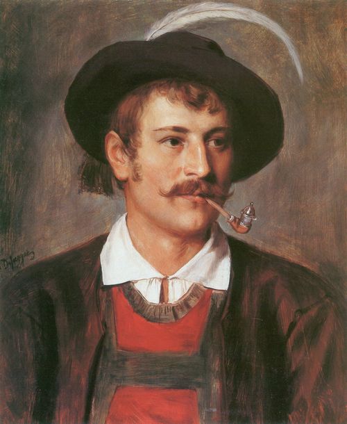 Defregger, Franz von: Bauernportrt