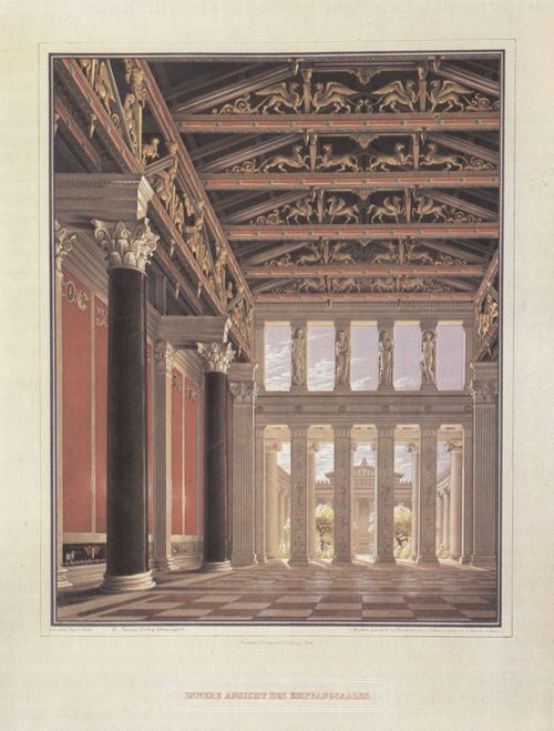 Schinkel, Karl Friedrich: Innere Ansicht des Empfangsaales