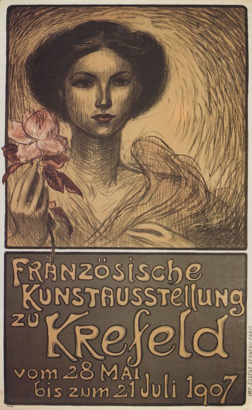 Steinlen, Theophile Alexandre: Franzsische Kunstausstellung zu Krefeld