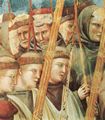 Giotto di Bondone: Fresken in der Kirche San Francesco in Assisi, Szene: Das Begrbnis des Hl. Franziskus, Detail
