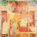 Giotto di Bondone: Fresken in der Kirche San Francesco in Assisi, Szene: Die Heilung des Verwundeten von Lida