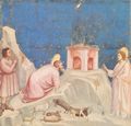 Giotto di Bondone: Fresken in der Arenakapelle in Padua, Szene: Das Opfer Joachims