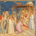 Giotto di Bondone: Fresken in der Arenakapelle in Padua, Szene: Anbetung der Könige