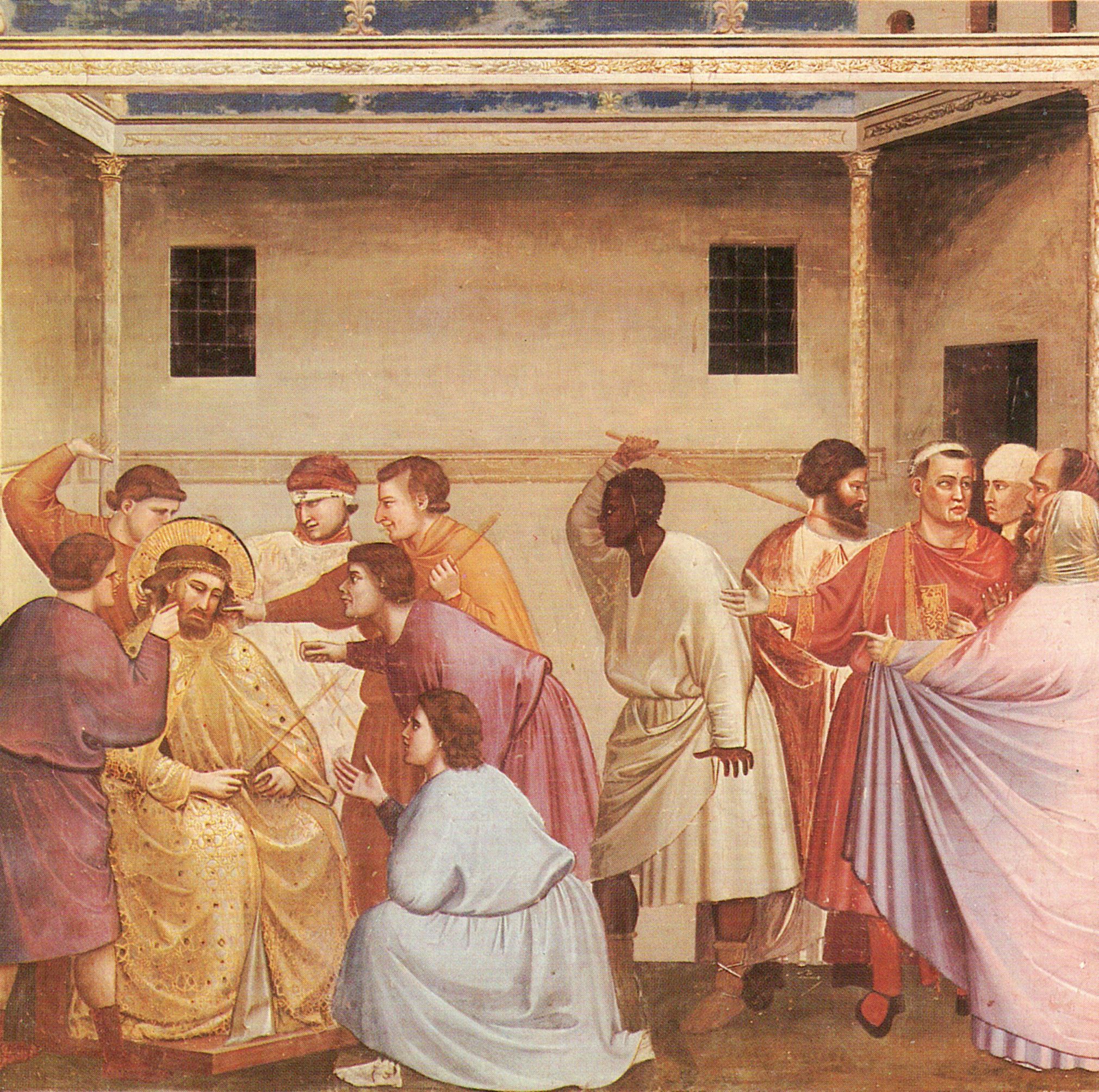 Giotto di Bondone: Arenakapelle in Padua: Verhöhnung Christi - Zeno.org