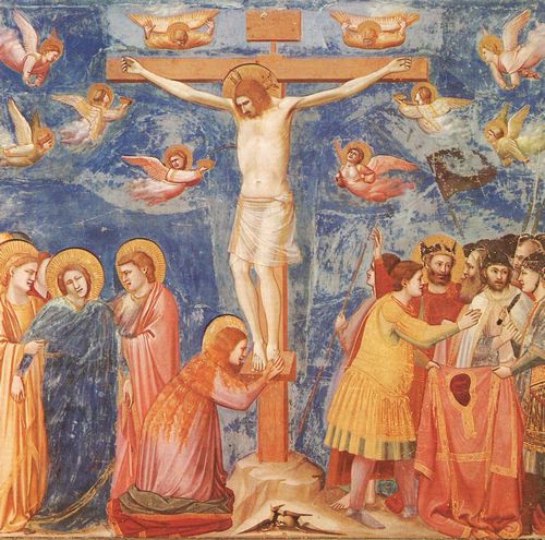 Giotto di Bondone: Fresken in der Arenakapelle in Padua, Szene: Kreuzigung