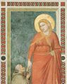 Giotto di Bondone: Fresken in der Kirche San Francesco in Assisi, Szene: Die Hl. Magdalena mit dem Kardinal Pietro di Barro