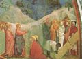Giotto di Bondone: Fresken in der Kirche San Francesco in Assisi, Szene: Die Auferweckung des Lazarus