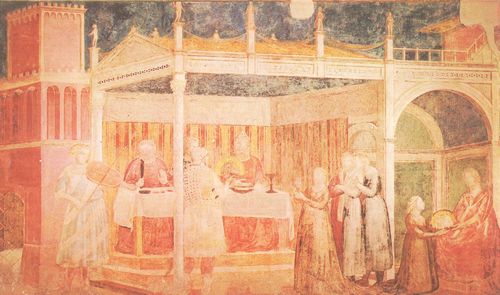 Giotto di Bondone: Fresken in der Peruzzi-Kapelle, Kirche Santa Croce in Florenz, Szene: Der Tanz der Salom