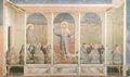 Giotto di Bondone: Fresken in der Bardi-Kapelle, Kirche Santa Croce in Florenz, Szene: Die Erscheinung in Arles
