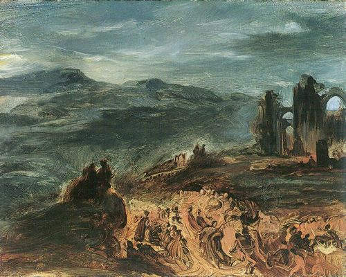 Delacroix, Eugne Ferdinand Victor: Hexensabbat