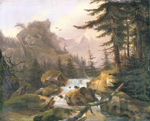 Stifter, Adalbert: Wasserfall im Hochgebirge