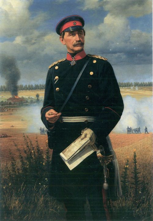 Werner, Anton von: Portrt Constantin von Alvensleben auf dem Schlachtfeld von Vionville