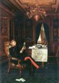Werner, Anton von: Graf Moltke in seinem Arbeitszimmer in Versailles