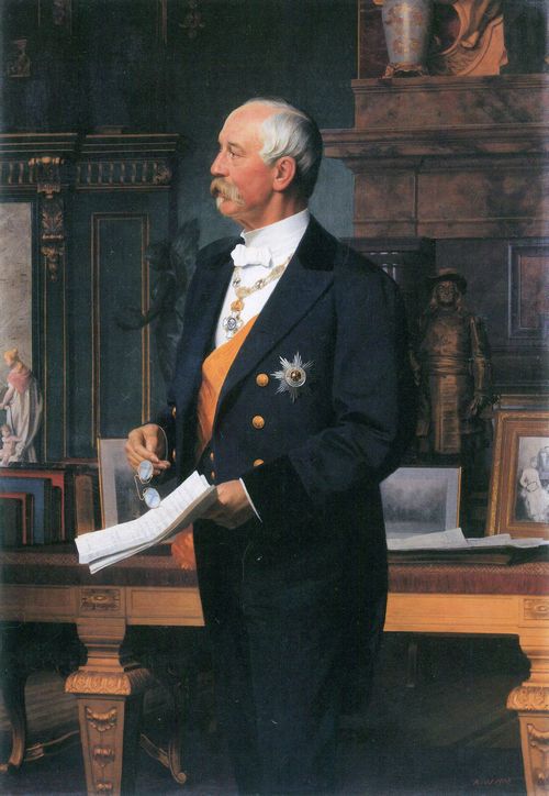 Werner, Anton von: Portrt des Chefs des Zivilkabinetts Wilhelms II., Geheimrat Hermann von Lucanus