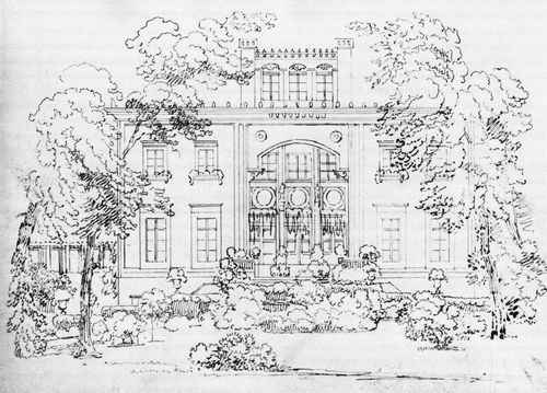 Grtner, Eduard: Landhaus des Manufakturwarenhndlers Jerome Sy, Tiergartenstrae 16