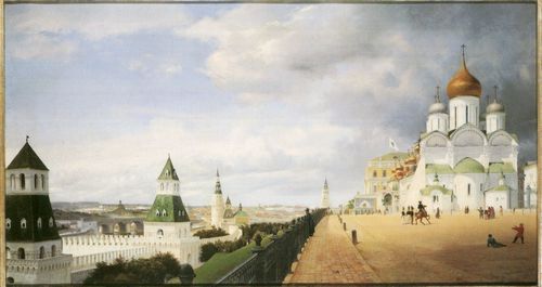 Grtner, Eduard: Panorama vom Kreml in Moskau