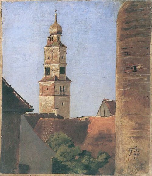 Lenbach, Franz von: Turm der Frauenkirche in Schrobenhausen