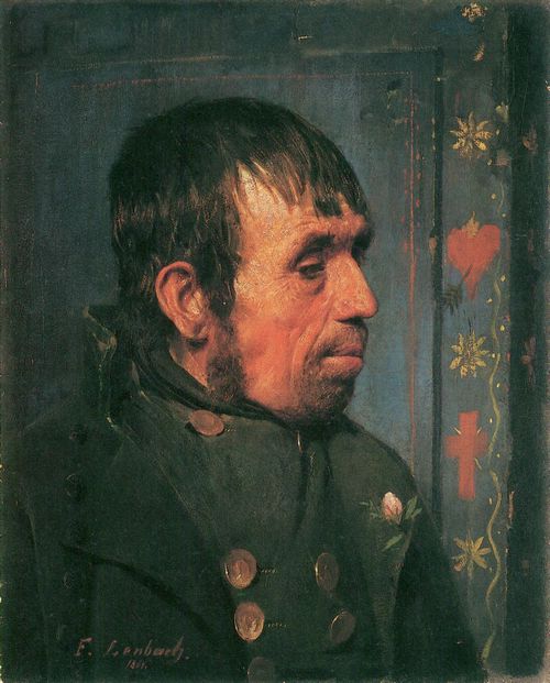Lenbach, Franz von: Kopf eines Bauern