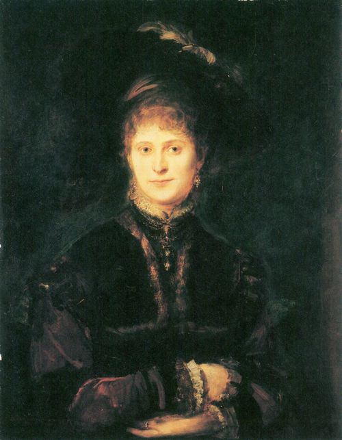 Lenbach, Franz von: Magdalena Plach ()