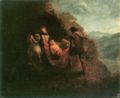 Feuerbach, Anselm: Mythologische Szene (Siegfrieds Tod)