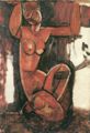Modigliani, Amedeo: Kariatyde (I)