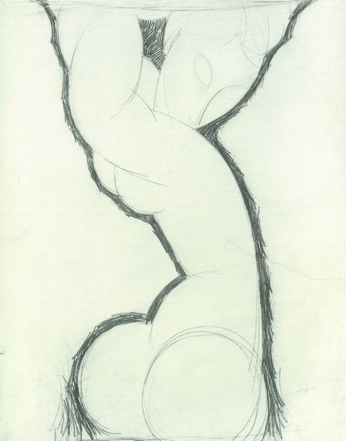 Modigliani, Amedeo: Kariatyde (III)