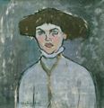 Modigliani, Amedeo: Kopf einer jungen Frau