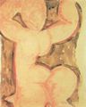 Modigliani, Amedeo: Kariatyde in Rosa (II)