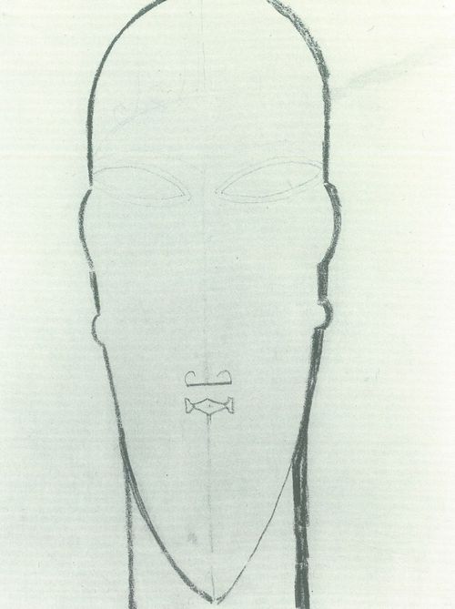 Modigliani, Amedeo: Kopf