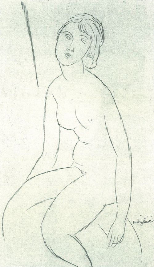 Modigliani, Amedeo: Sitzender Akt