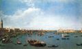 Canaletto (I): Bacino di S. Marco, Blick nach Osten