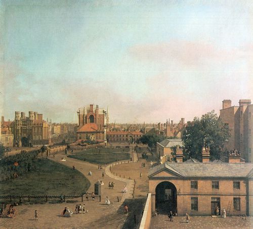Canaletto (I): London, Whitehall und Privy Garden von Richmond House aus gesehen