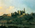 Canaletto (I): Alnwick Castle, Northumberland