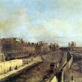 Canaletto (I): London, Whitehall und der Privy Garden, Blick nach Norden