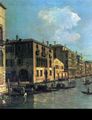Canaletto (I): Canal Grande, Blick vom Campo S. Sofia sdostwrts auf den Ponte di Rialto, Detail