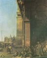 Canaletto (I): Piazza di S. Marco, Blick aus der Sdwestecke nach Osten [1]