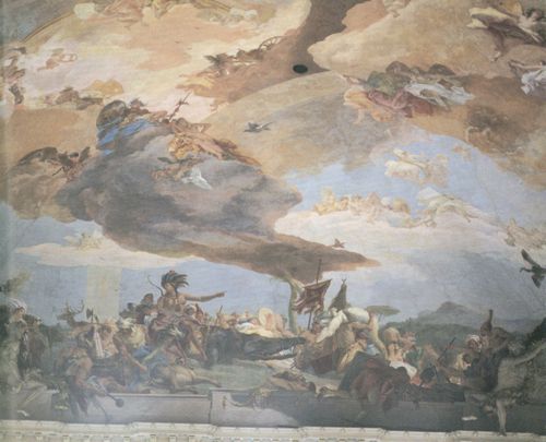Tiepolo, Giovanni Battista: Wrzburg, Residenzschloss: »Amerika« aus dem Deckenfresko