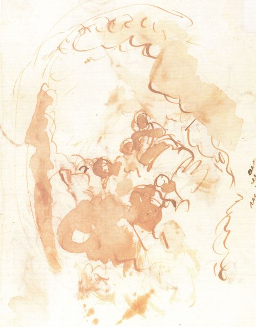 Tiepolo, Giovanni Battista: Studie fr ein Deckengemlde